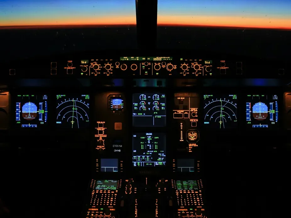 View from the cockpit